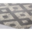 Ver imagem 2 de Tapete para Sala ou Quarto 1,50m X 2,00m Pelo Baixo Andino Lâncer - A-122 Cinza