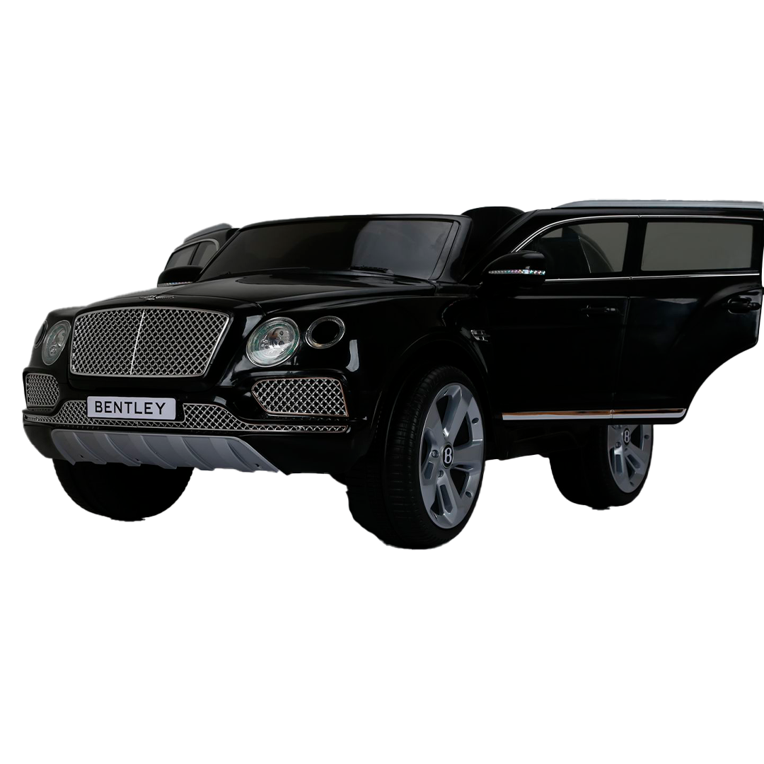 Mini Bentley Bentayga Preto Carro Elétrico Infantil A Bateria Para Crianças Motorizado Menino Menina
