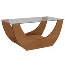 Ver imagem 7 de Mesa de Centro para Sala de Estar Retangular 82cm Tampo de Vidro Zilah A05 Cinamomo - Lyam Decor
