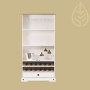 Ver imagem 3 de Cristaleira Adega 2 Portas 1 Gaveta - Smile Serpil