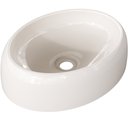 Ver imagem 1 de Cuba de Apoio Oval Para Banheiro Lavabo C01 Capri O39 Bege - Lyam Decor