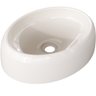 Cuba de Apoio Oval Para Banheiro Lavabo C01 Capri O39 Bege - Lyam Decor - 1