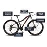Bicicleta Colli Eudora Aro 29 Shimano 21 Marchas - 5
