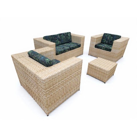 Produto Sofá e Poltronas Jardim Varanda Área Externa Fibra Sintética
