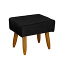 Ver imagem 2 de Poltrona de Amamentação Aquila Balanço com Puff Veludo Preto