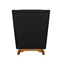 Ver imagem 5 de Poltrona de Amamentação Aquila Balanço com Puff Veludo Preto