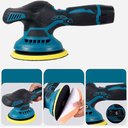 Ver imagem 6 de Lixadeira Politriz Automotiva com Acessorios 24v Recarregavel Maquina de Polir Carros Profissional