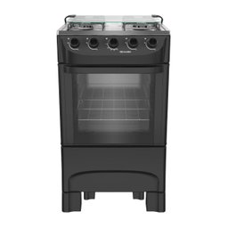 Fogão 4 Bocas Moderatto Mfi4ba Mueller Preto Fosco - 2 Fogão 4 Bocas Moderatto Mfi4ba Mueller Preto Fosco - 2