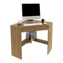 Ver imagem 2 de Escrivaninha/mesa Escritório de Canto Multimóveis Cr25064 Amendoa