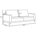 Ver imagem 4 de Sofá 160cm 2 Lugares Pés Curvos Santi Suede D05 Bege - Mpozenato