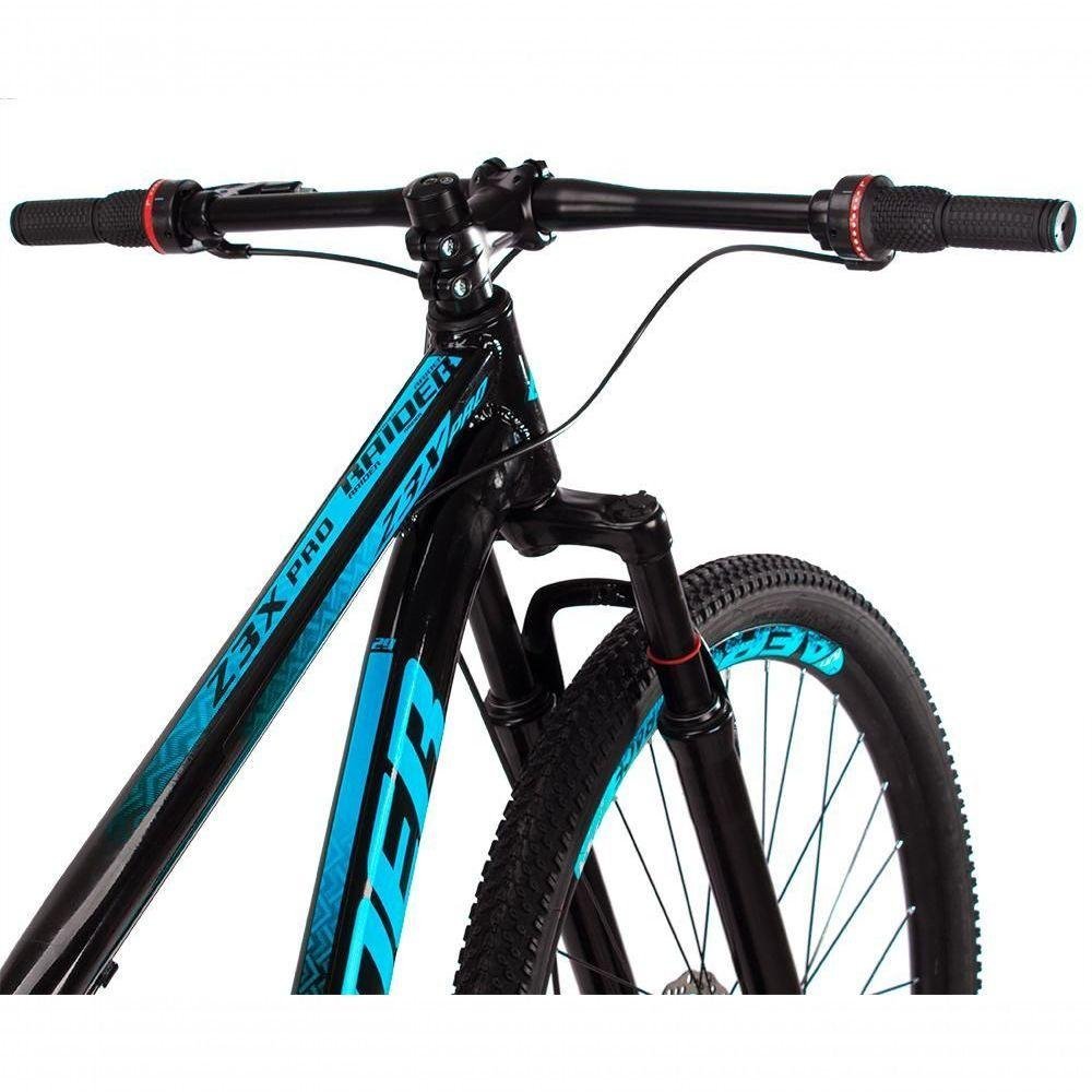 Bicicleta 29 Raider Z3X Pro 21V E Suspensão Mtb Preto+Azul - 3