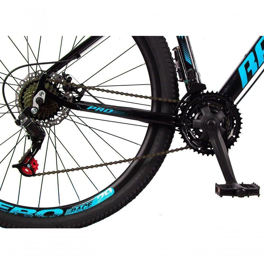 Bicicleta 29 Raider Z3X Pro 21V E Suspensão Mtb Preto+Azul - 2