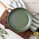 Ver imagem 5 de Kit Com 3 Frigideira Cerâmica Antiaderente Roichen - Indução - Marfim E Verde