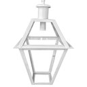 Ver imagem 3 de Lampião De Rua Rustico Artesanal Fachada Mineira Decorativo Libertas Rosas Artesanato Branco