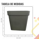 Ver imagem 3 de Vaso Quadrado Florata Verde 21,5 Litros - 33cm X 33cm