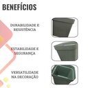 Ver imagem 4 de Vaso Quadrado Florata Verde 21,5 Litros - 33cm X 33cm