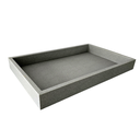 Ver imagem 1 de Bandeja Mdf Retangular - Revestida Pu Cinza com Riscos 23480 - 38cm