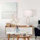 Ver imagem 2 de Luminária Abajur De Mesa Ovale 56x14x16cm 1xE27 40W Bella Iluminação