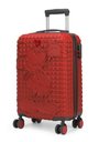 Ver imagem 3 de Conjunto com 3 Malas para Viagem Mickey Mouse Vermelha - Pk Luxcell - Material em Abs