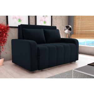 Sofá Cama Amora Veludo Preto E451 - Matrix