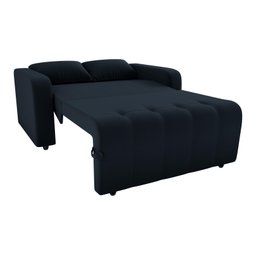 Sofá Cama Amora Veludo Preto E451 - Matrix - 3