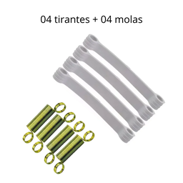 Kit 04 Molas + 4 Tirante Lavadoras Electrolux - 2