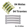 Kit 04 Molas + 4 Tirante Lavadoras Electrolux - 1