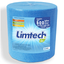 Ver imagem 1 de Pano Multiuso Limtech - 23cm X 240m - 600 Folhas - 35g/m² - Azul