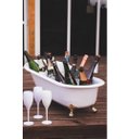 Ver imagem 5 de Kit Champanheira Branca Banheira P/12 Garrafas + 12 Taças