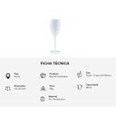 Ver imagem 3 de Kit Champanheira Branca Banheira P/12 Garrafas + 12 Taças