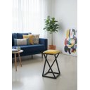 Ver imagem 2 de Kit 2 Banquetas de Cozinha Baixa Z Industrial:amarelo