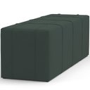 Ver imagem 7 de Puff Decorativo Living Sala de Estar 140 cm Roma W01 Suede Verde Musgo - Lyam Lyam Decor