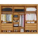 Ver imagem 3 de Guarda Roupa Argos 6 Portas 100% Mdf Peroba/off White - Made Marcs