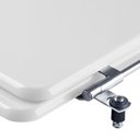 Ver imagem 3 de Assento Sanitário em Mdf Aries Branco para Bacia Eternit