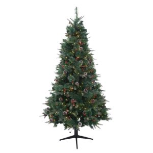 Árvore de Natal Berry com Base Giratória 2,1m Florarte
