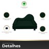 Mini Sofá Cama Divã Pet Cães e Gatos Orgânico Confortável e Reforçado Suede - 3