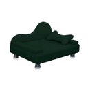 Ver imagem 1 de Mini Sofá Cama Divã Pet Cães e Gatos Orgânico Confortável e Reforçado Suede