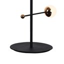 Ver imagem 5 de Luminária Abajur De Mesa FUXICO DOURADO E PRETO E BRANCO (D)28CM (A)52CM 4X3W 3000K 600LM