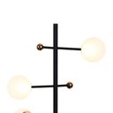 Ver imagem 4 de Luminária Abajur De Mesa FUXICO DOURADO E PRETO E BRANCO (D)28CM (A)52CM 4X3W 3000K 600LM