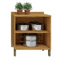 Ver imagem 3 de Balcão de Cozinha 80 Cm Tempranillo 2 Portas 100% Mdf Amêndoa/off White - Rio Doce