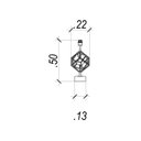 Ver imagem 2 de Base para Abajur Veneto 22.5cm 50cm 1xe27 40w Lumiere