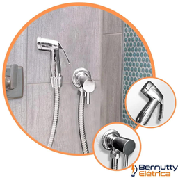 Ducha Higiênica Intima Registro Metal Alavanca 1/4 de Volta - 5