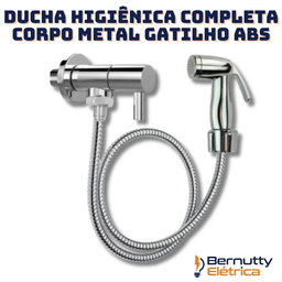 Ducha Higiênica Intima Registro Metal Alavanca 1/4 de Volta - 2