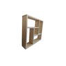 Nicho Quadrado com Divisórias 52x52x12cm Pinos – Eco - 2