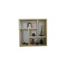 Nicho Quadrado com Divisórias 52x52x12cm Pinos – Eco - 3