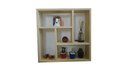 Ver imagem 3 de Nicho Quadrado com Divisórias 52x52x12cm Pinos – Eco