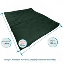 Ver imagem 6 de Sofa Cama Futon Oriental King Verde Militar Madeira Maciça Pinus Natural Sem Pintura