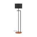 Ver imagem 3 de Luminária Indústrial de Chão Salone Preto com Cúpula Preta Unidecor