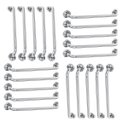 Ver imagem 1 de Alça Barra Apoio 60 cm Inox Kit 20 Unidades Acessibilidade Idoso Gestante Deficiente Segurança Box B