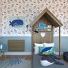 Quarto Infantil Cama e Mesa Dobrável KitCubos Espresso Móveis - 10